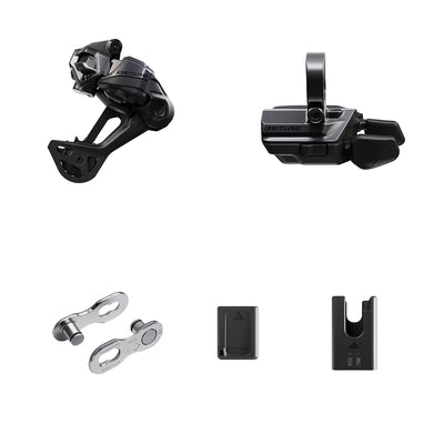 Kit Actualización Cambio Trasero Shimano Deore Di2 RD-M6250-UPG-KIT SGS Abrazadera Negro