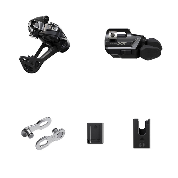 Kit Actualización Cambio Trasero Shimano XT Di2 M8250-SGS I-Spec EV 12v Negro