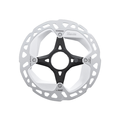 Disco Freno Shimano RT-EM810 Center Lock Ice Technologies Freeza Anillo Cierre Interno Plata/Negro