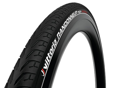 Cubierta Vittoria Ciudad Randonneur Rígida Reflectante G2 Negro