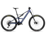 Elektrische Fietsen Orbea Rise Lt M20 420w 2025 Tanzanite Carbon View/Carbon Raw Matt