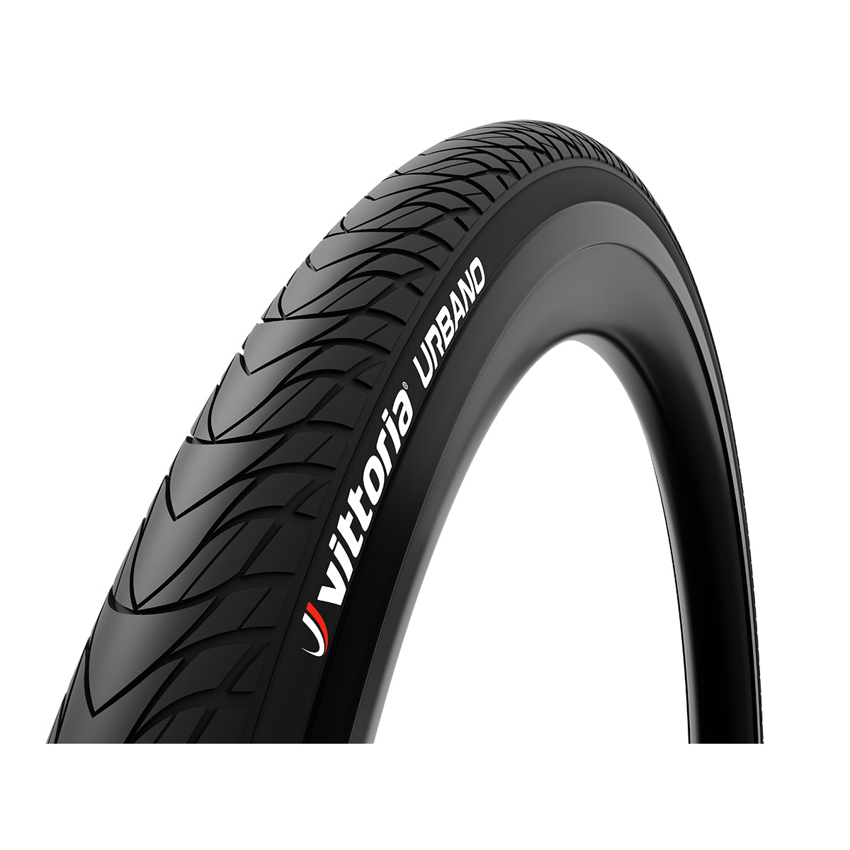 Cubierta Vittoria Ciudad Urbano Rígida Reflectante Negro