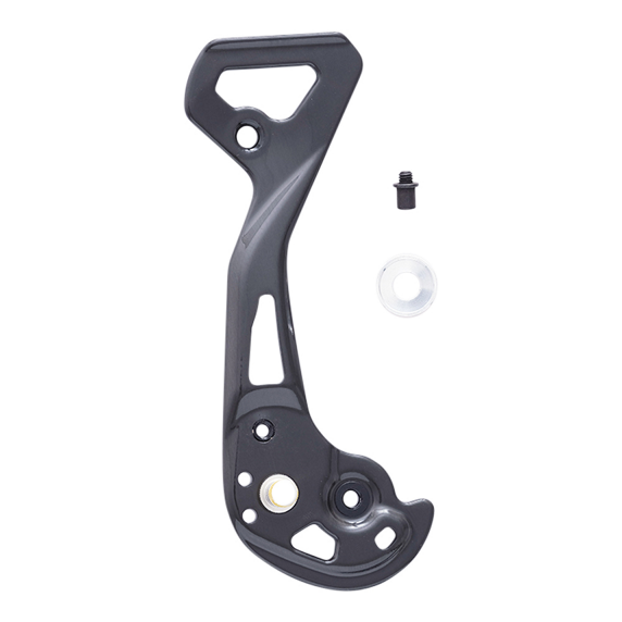 Conjunto Placa Exterior Shimano RD-M9000 SGS Negro/Gris