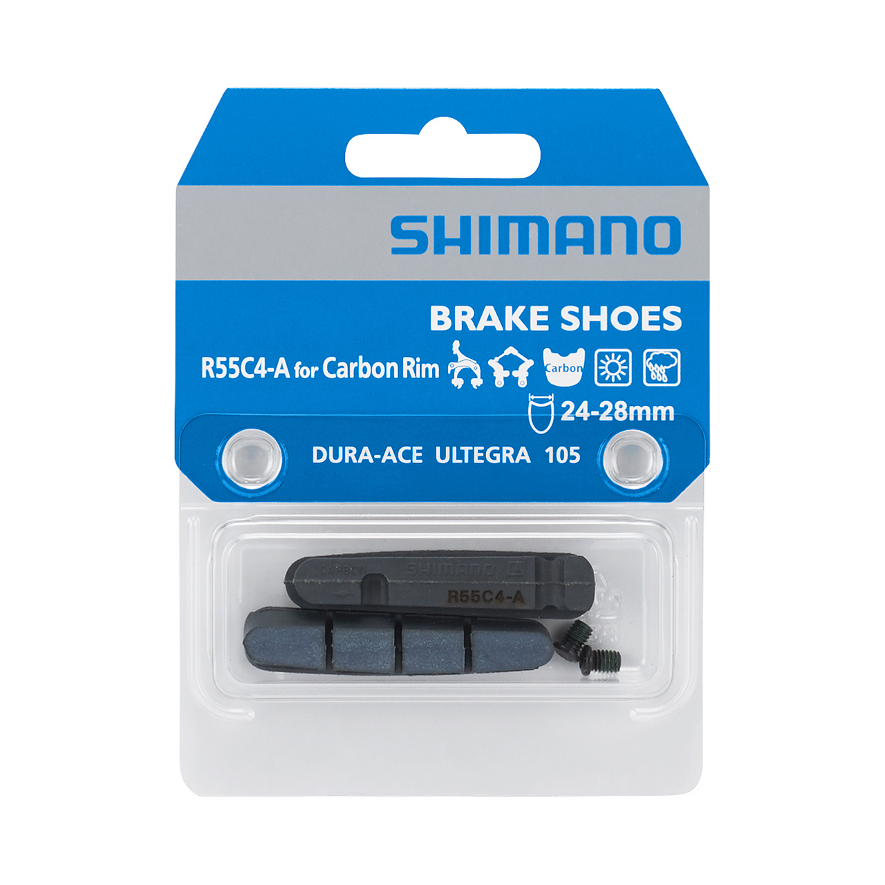 Zapatas Freno Shimano R55C4-A Llanta Carbono 2 Pares #2