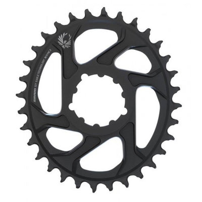 Plato Sram Eagle Oval X-Sync DM 6mm Offset Negro