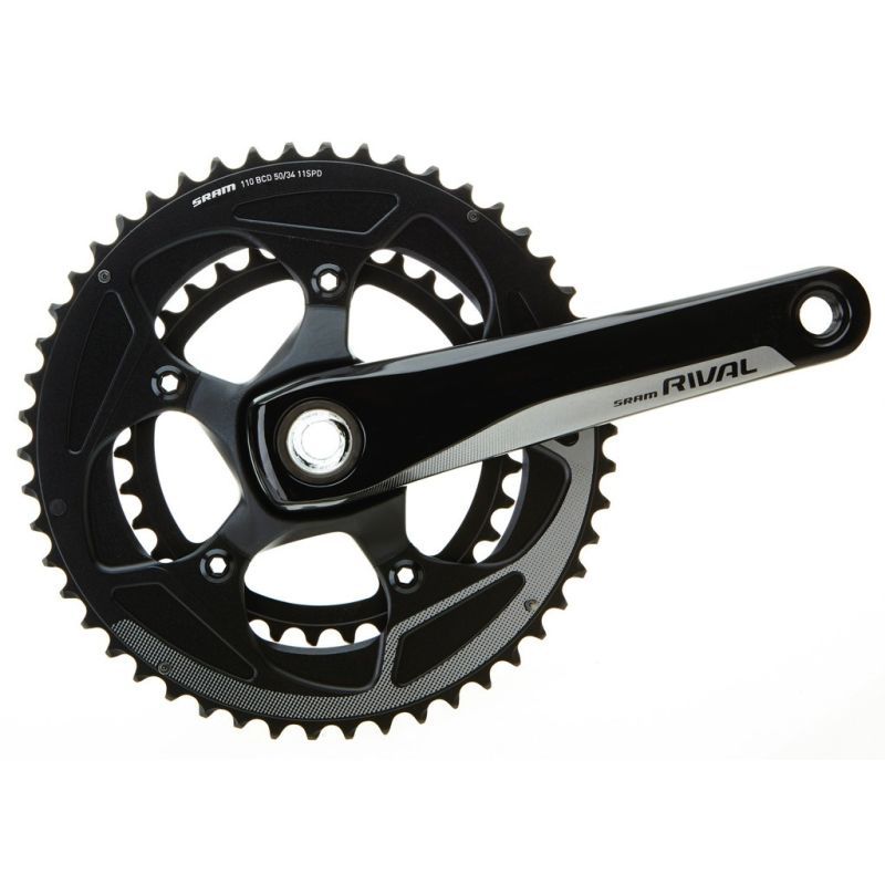 Bielas Sram Rival BB30 Yaw 52/36d 11v Sin Cazoletas 175mm Negro