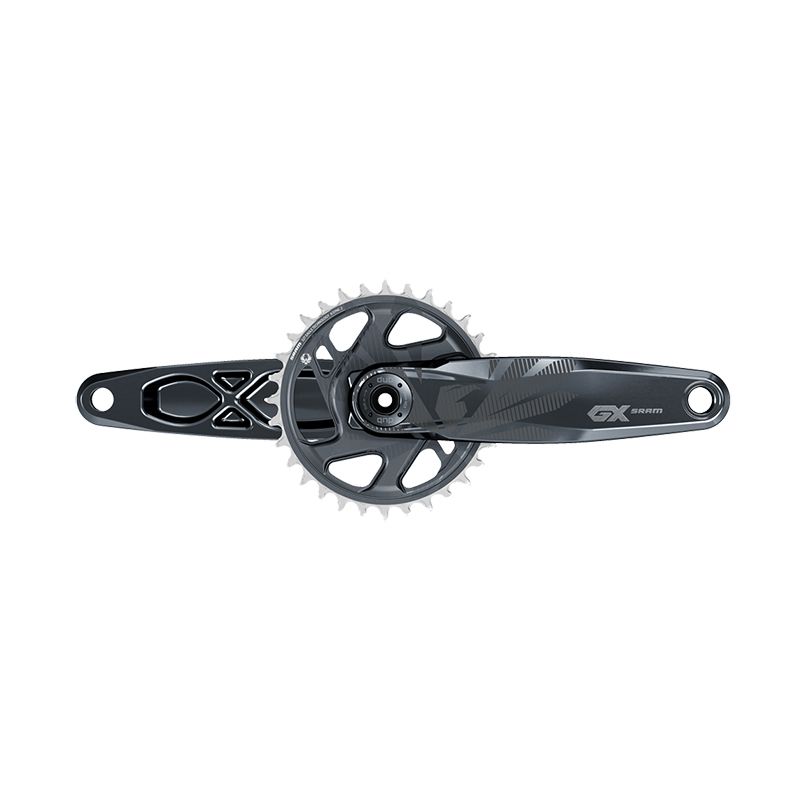 Juego Bielas/Plato Sram GX Eagle X-Sync2 Fatbike 4" Dub DM 30d 12v Aluminio Sin Cazoletas 170mm Gris Lunar