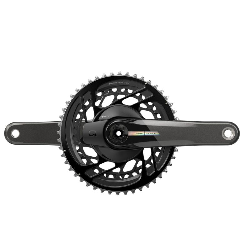 Juego Bielas Potenciómetro Sram Force Axs D2 Dub Direct Mount 50/37d 12v Sin Cazoletas Gris/Iridiscente