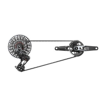 Grupo Electrónico Sram X0 T-Type Eagle V2 Transmission AXS Wide DUB POD DM 175mm 32d Negro
