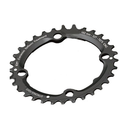 Plato Stronglight CT2 4 Brazos 2ªPosición Negro