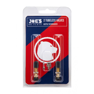 Juego 2 Valvulas Standard Joe´s Tubeless Negro