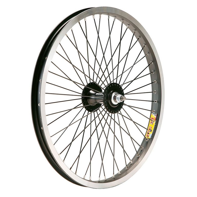 Rueda Delantera Gurpil Bmx 20X2.125 Carrete Aluminio 48 Radios Eje 9.5