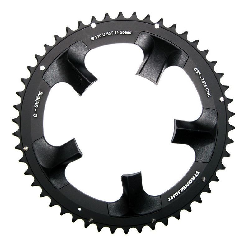 Plato Stronglight Shimano FC6750 11v Negro