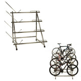 Support BiciSupport 4 Vélos 4 Niveaux Jusqu'à 29 Argent