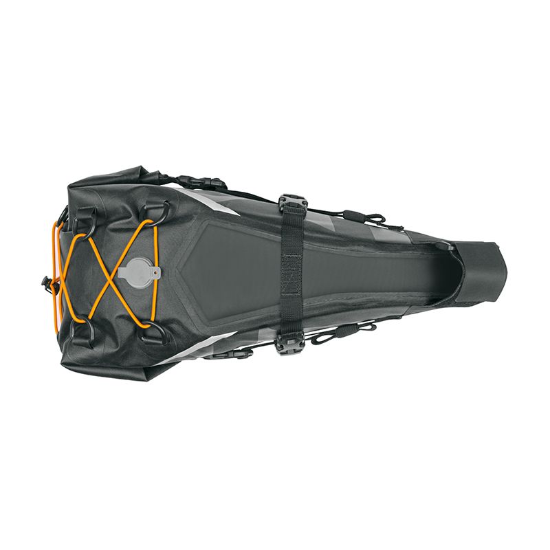 Bolsa Sillín SKS Explorer 13L Impermeable Reflectante 57.5x16.5x34.5cm Negro