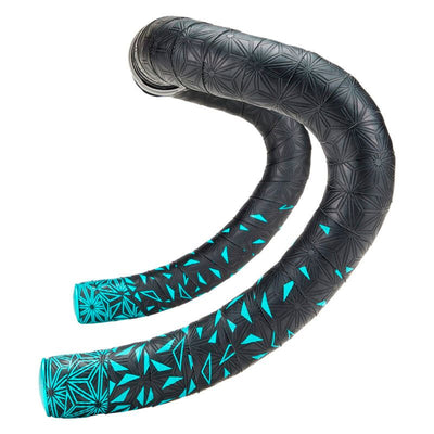 Cinta Manillar Supacaz Super Sticky Kush Star Fade Estrellas Negro/Azul Celeste