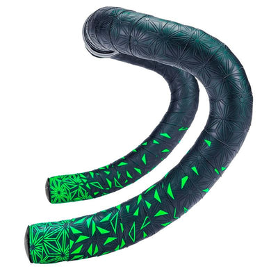 Cinta Manillar Supacaz Super Sticky Kush Galaxy Estrellas Negro/Verde Neon