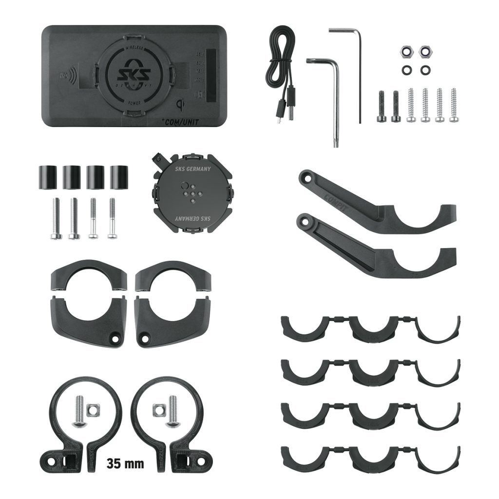 Soporte Smartphone SKS Compit+ Powerbank Negro