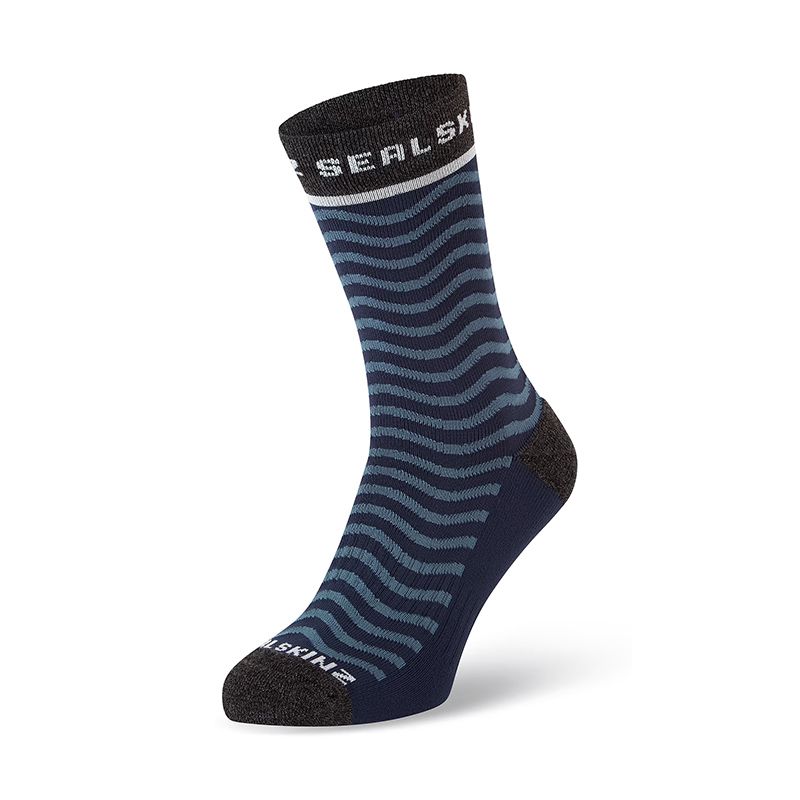 Calcetines Sealskinz Rudham Azul Marino/Negro