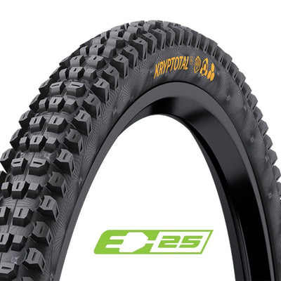 Cubierta Continental Kryptotal Trail 24X2.40 Delantera Compuesto Endurance Tubeless Ready Plegable Negro