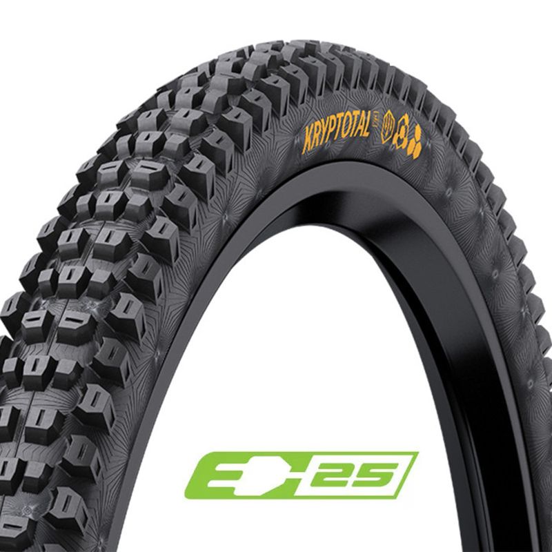 Cubierta Continental Kryptotal Trail 24X2.40 Delantera Compuesto Endurance Tubeless Ready Plegable Negro