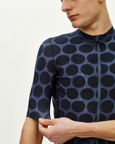 Maillot Manga Corta Pas Normal Studios Essential Hombre Dot Dark Navy #8