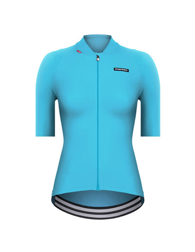 Maillot Manga Corta Alda 110LW Etxeondo Mujer Azul Cielo