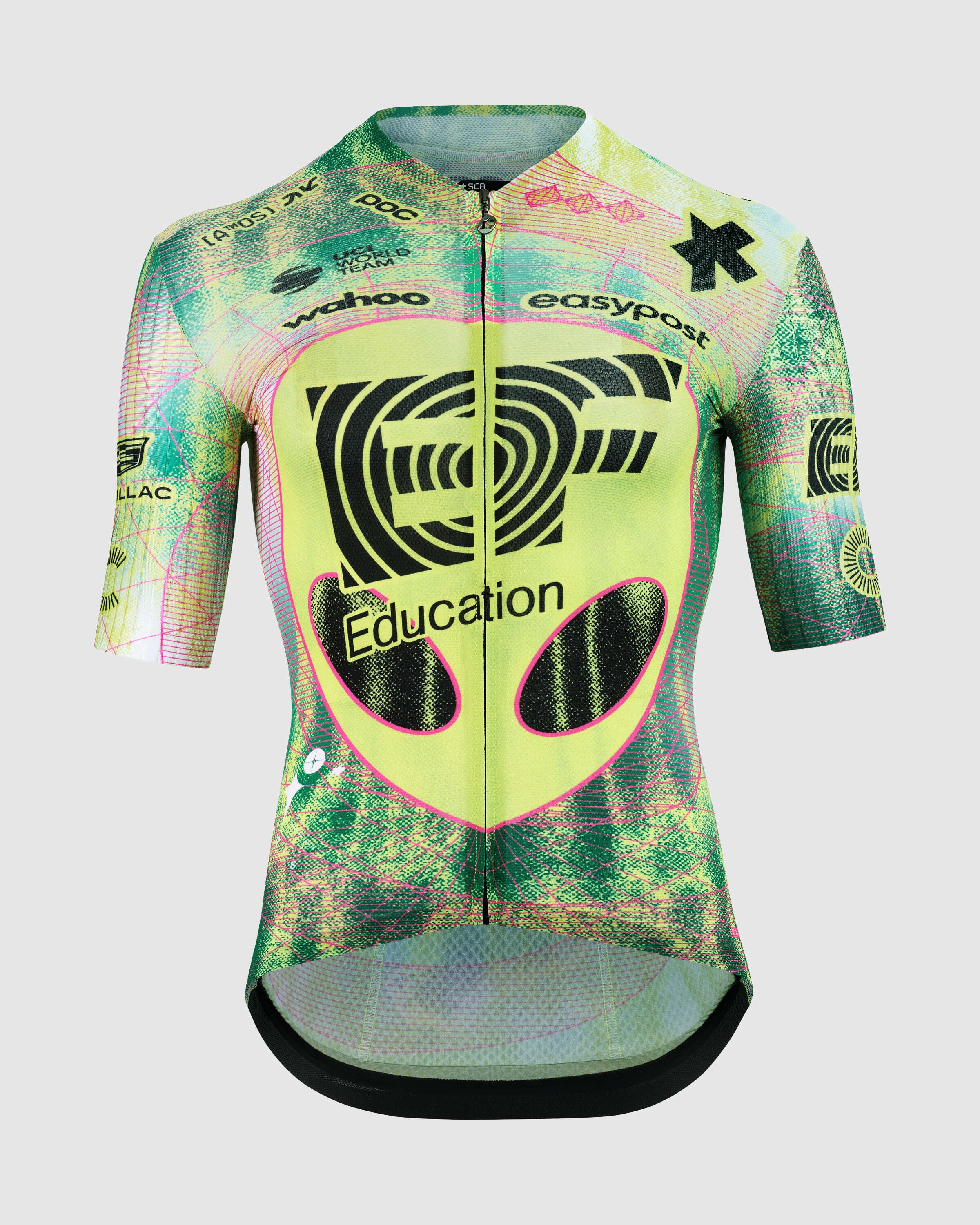 Maillot Manga Corta Assos Equipe RS S11 EF Close Encounter Hombre Alien Green