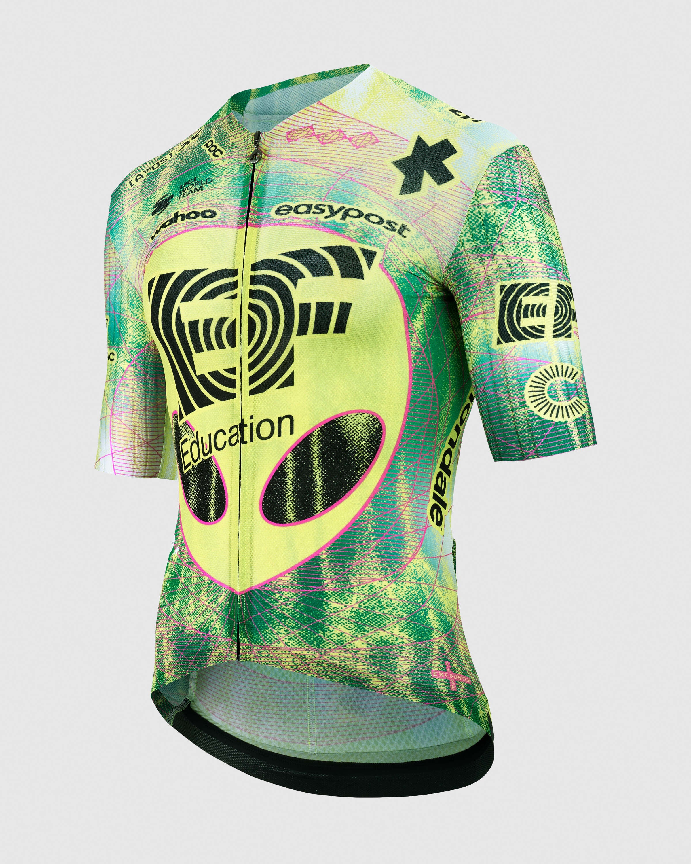 Maillot Manga Corta Assos Equipe RS S11 EF Close Encounter Hombre Alien Green #4
