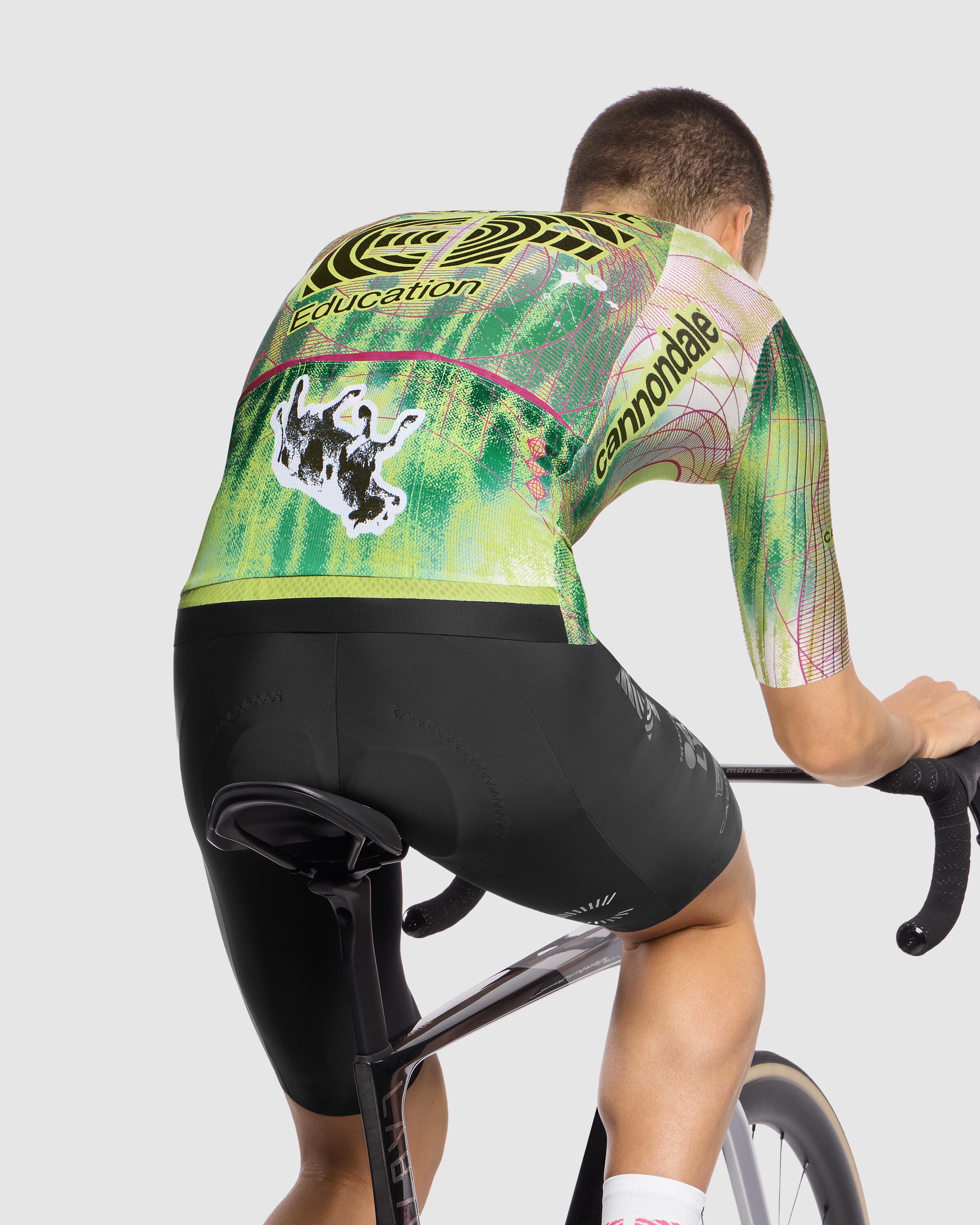 Maillot Manga Corta Assos Equipe RS S11 EF Close Encounter Hombre Alien Green #6