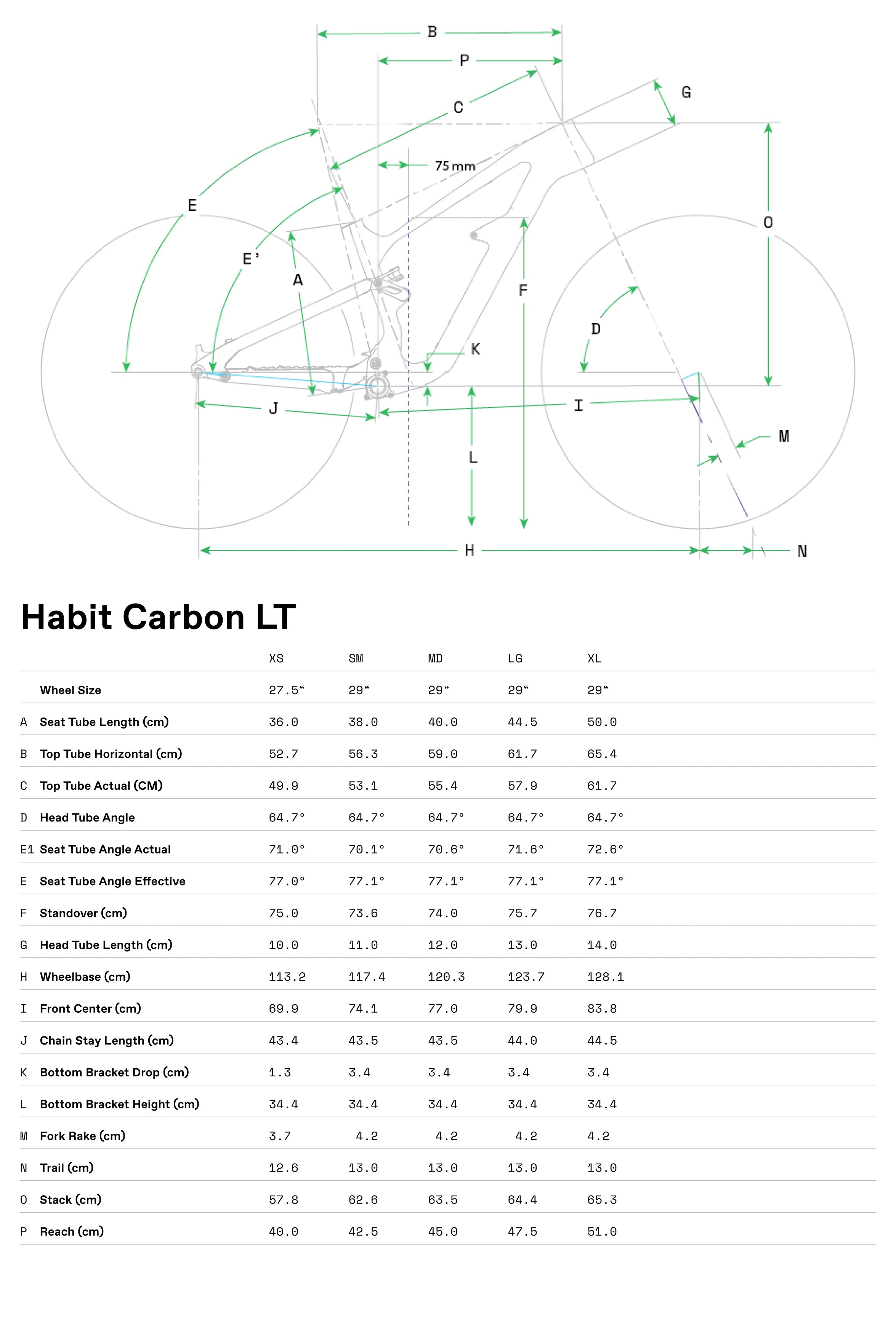 Bicicletas Trail Habit Carbon LT 1 Cannondale 2024 Chalk #9