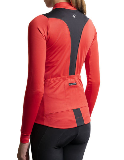 Etxeondo Chaqueta Dena Fem Gore-Tex Windstopper Rojo Sandia/Negro #4