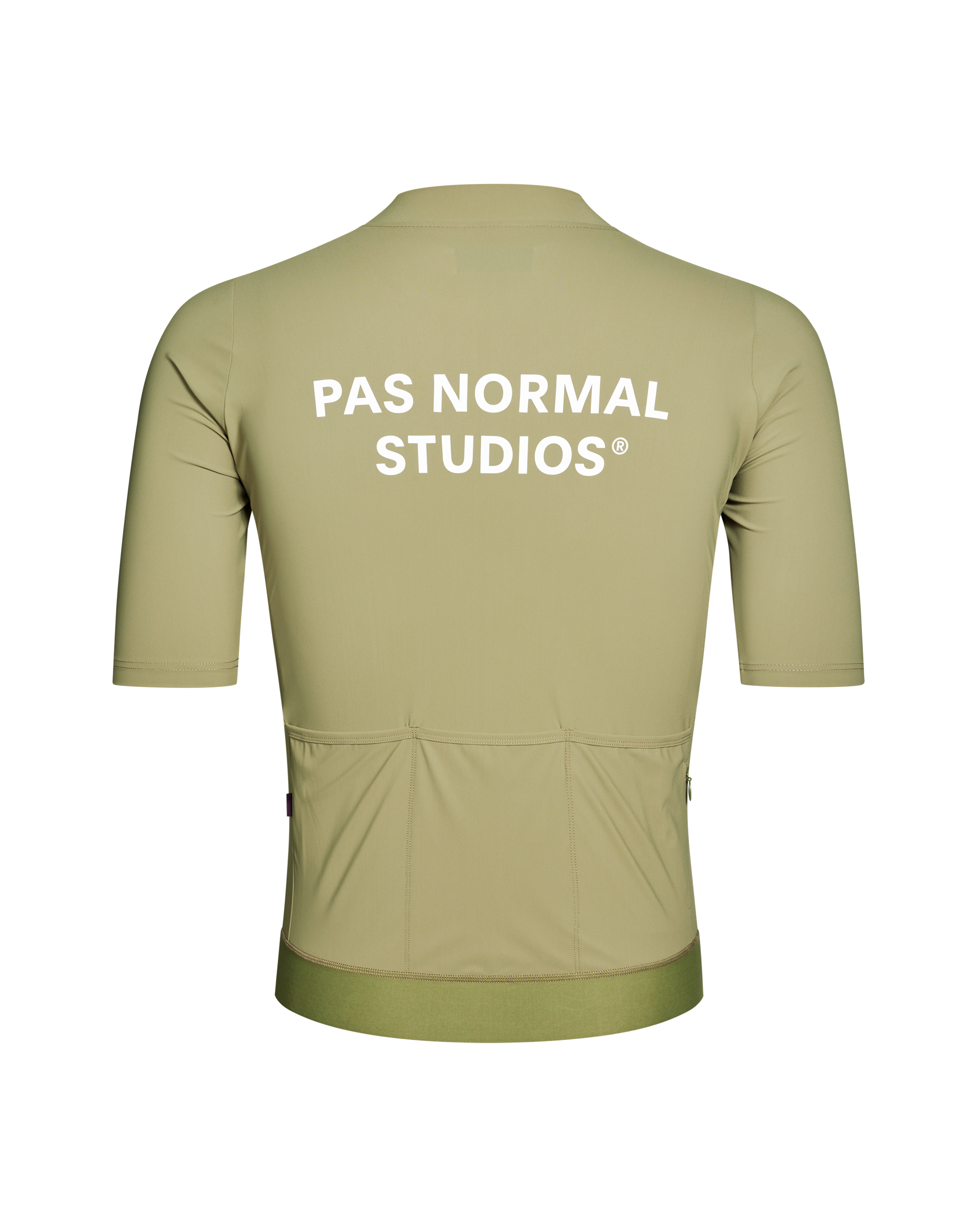 Maillot Manga Corta Pas Normal Studios Essential Hombre Light Olive #4