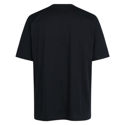 Camiseta Algodón Logo Grande Rapha Hombre Negro/Negro #2