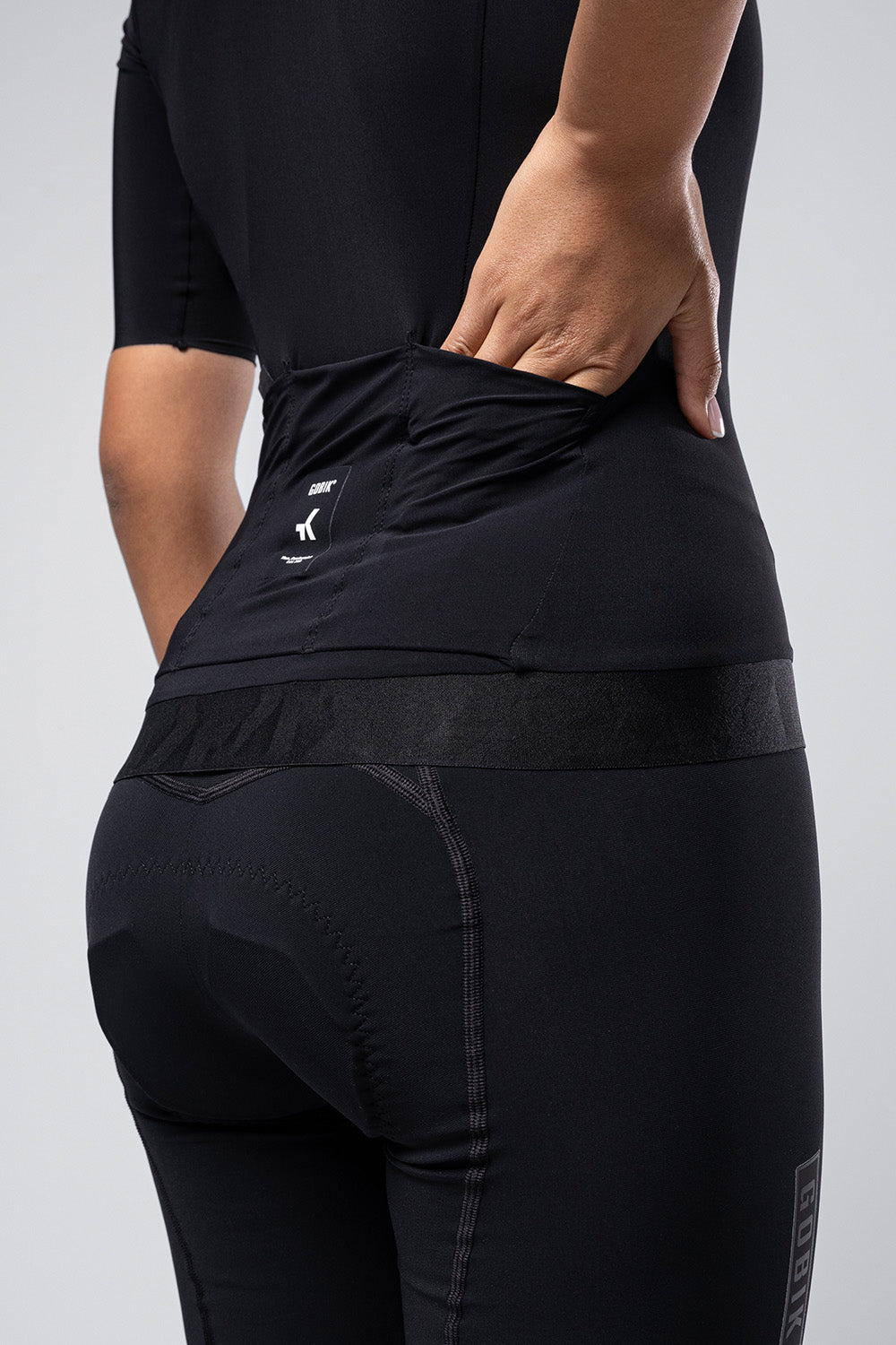 Maillot Manga Corta CX Solid HK Gobik Unisex Negro #10